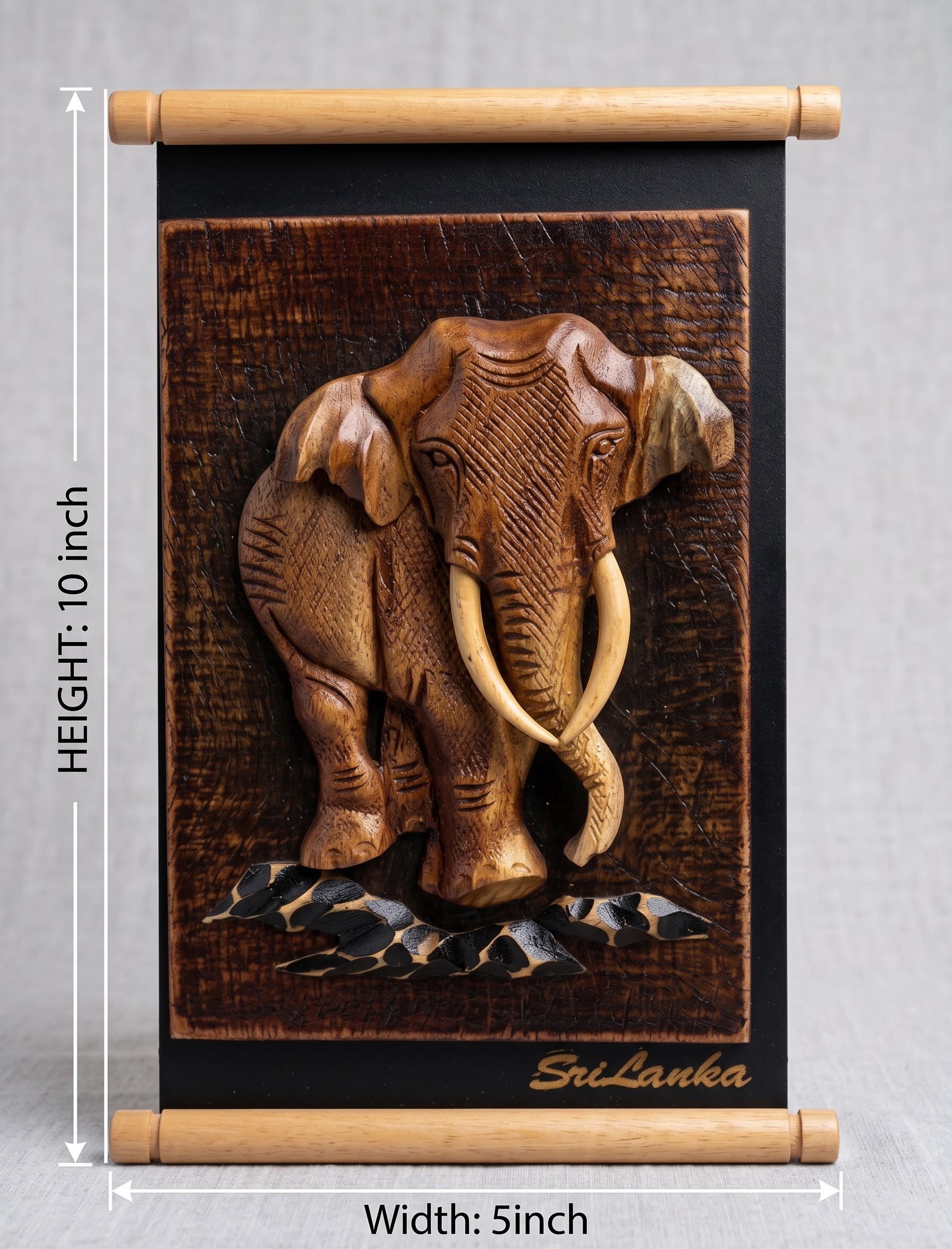 ELEPHANT WITH TUSK view 2