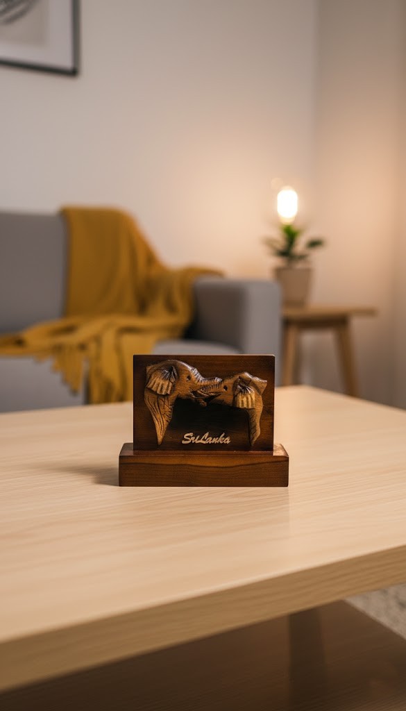 PEN HOLDER WITH THE SCENE OF WO ELEPHANTS ENTWINED 2 view 4