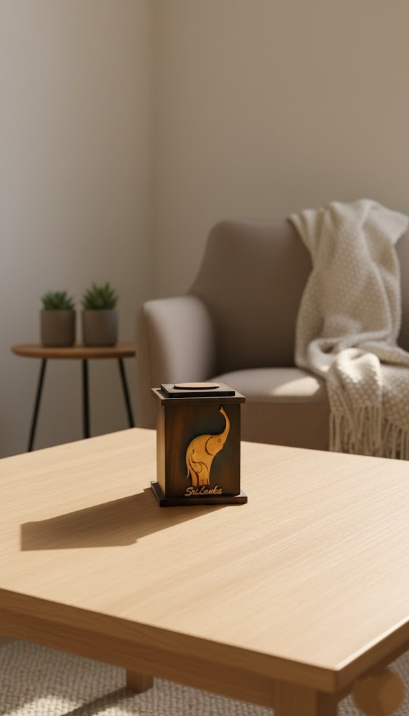 Elephant Wooden Keepsake Box 2