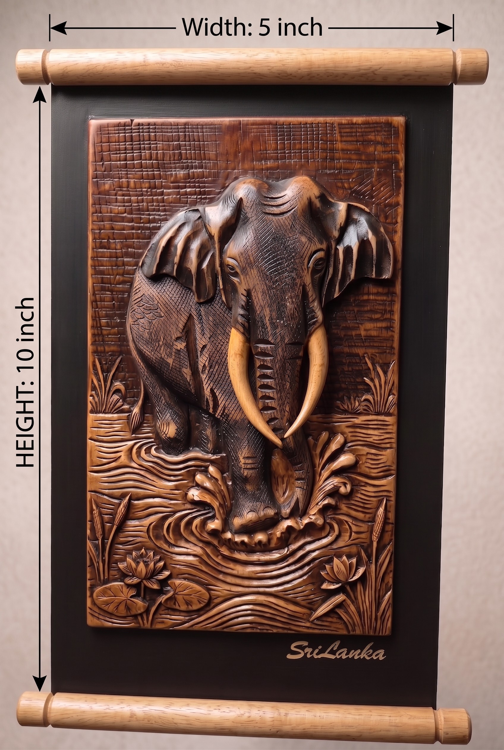 ELEPHANT IN THE WATER view 2