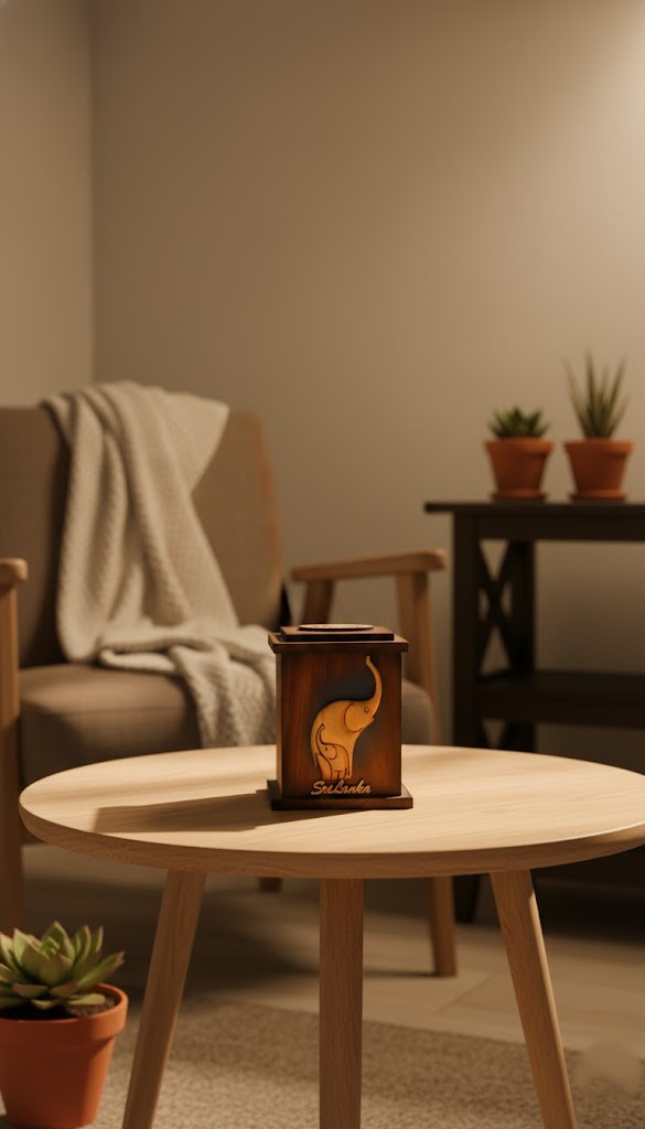 Elephant Wooden Keepsake Box 2 view 2