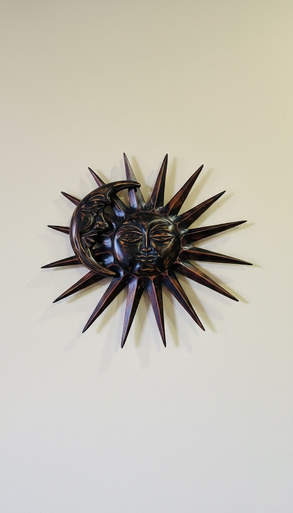 Sun & Moon Wooden Wall Decor