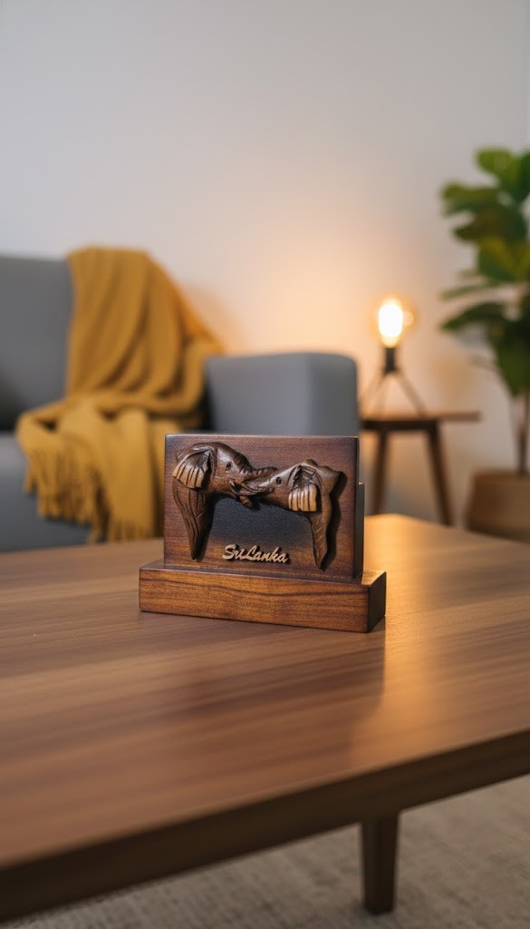 PEN HOLDER WITH THE SCENE OF WO ELEPHANTS ENTWINED 2 view 3