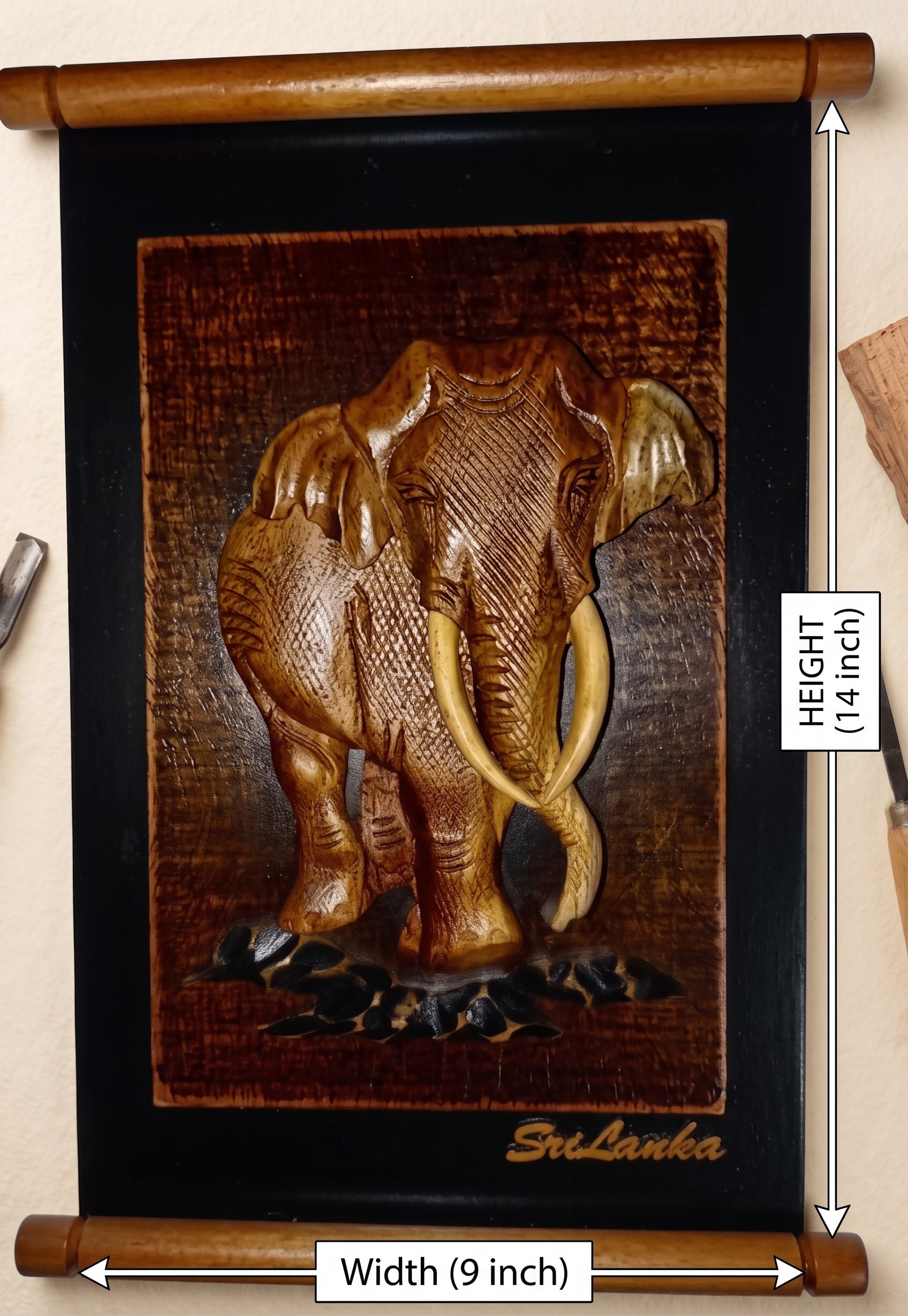 ELEPHANT WITH TUSK 02 view 2