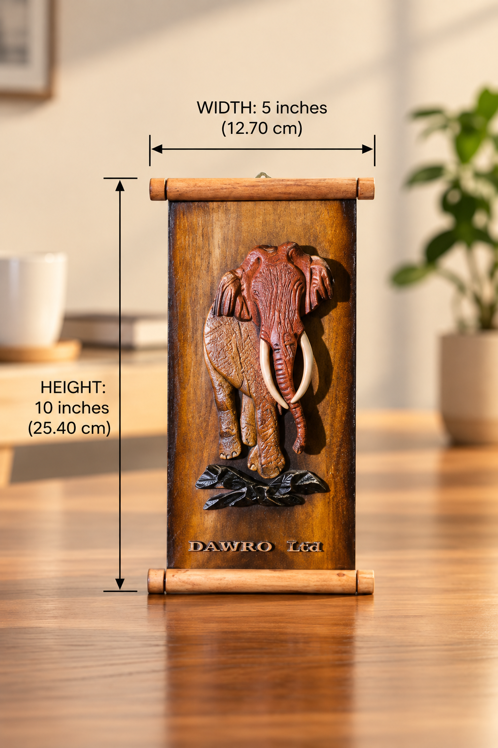 Elephant Wooden Keepsake Box view 5