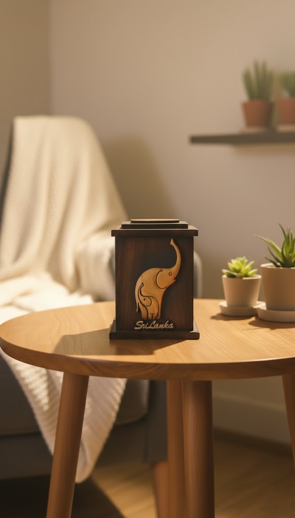 Elephant Wooden Keepsake Box 2 view 3