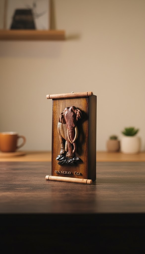 Elephant Wooden Keepsake Box view 4